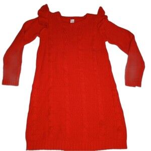 Carter's Girls Sweater Dress Cable Knit Ruffle Size 12 New with Tags NWT